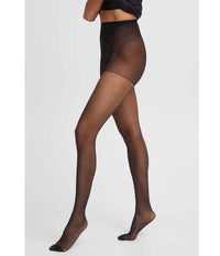 B.YOUNG SILKLOOK TIGHTS IN BLACK - 2 PACK