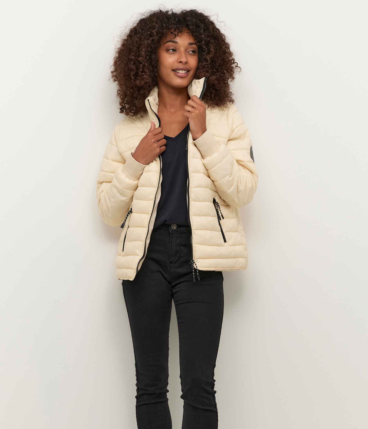 COFFEE LIRA JACKET IN LIGHT SAND