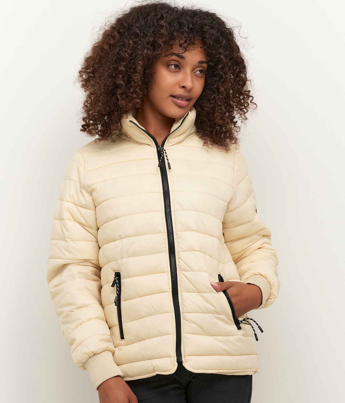 COFFEE LIRA JACKET IN LIGHT SAND