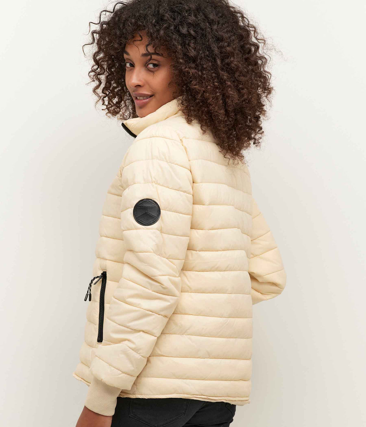 COFFEE LIRA JACKET IN LIGHT SAND
