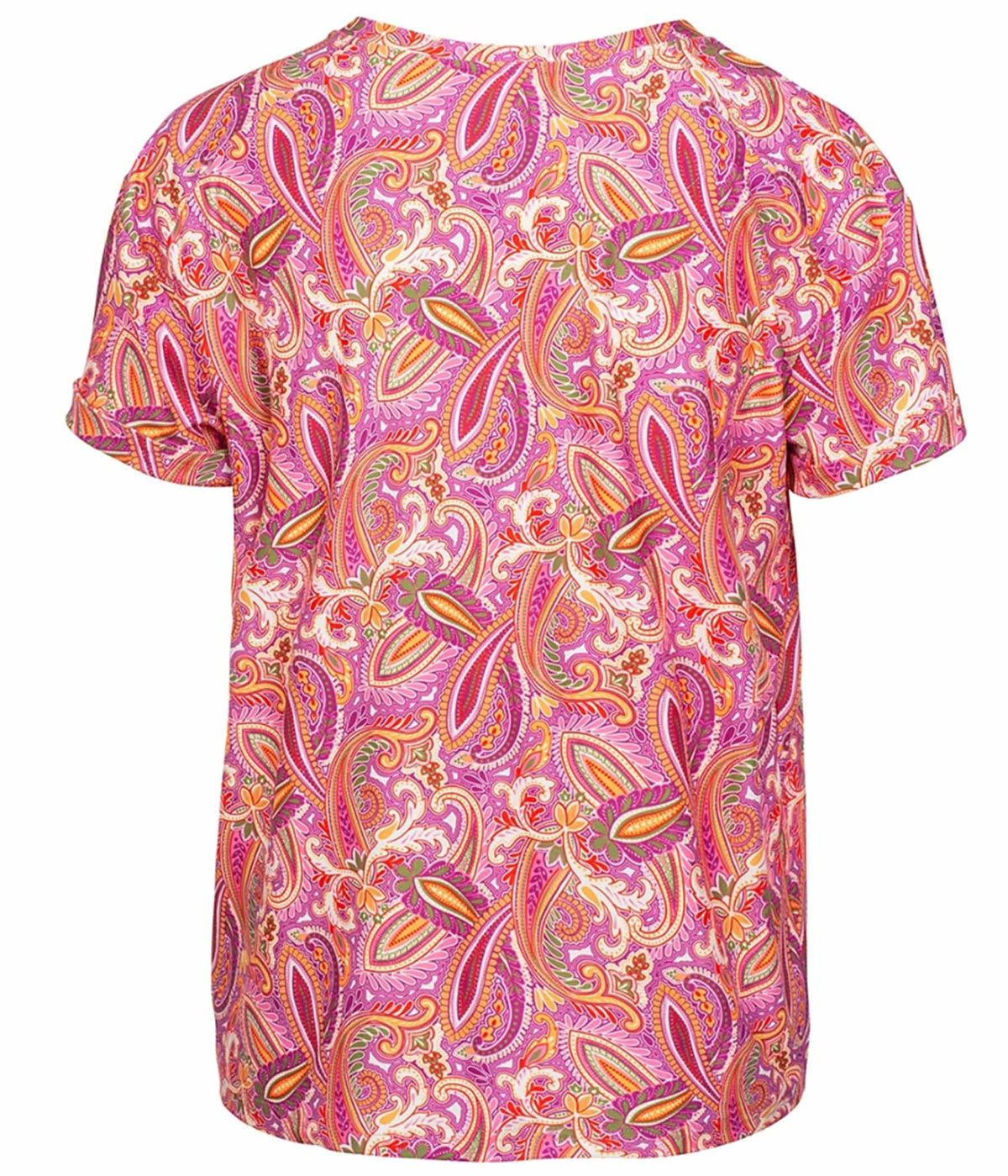 LUXZUZ ONE-TWO KARIN T-SHIRT I FUXIA