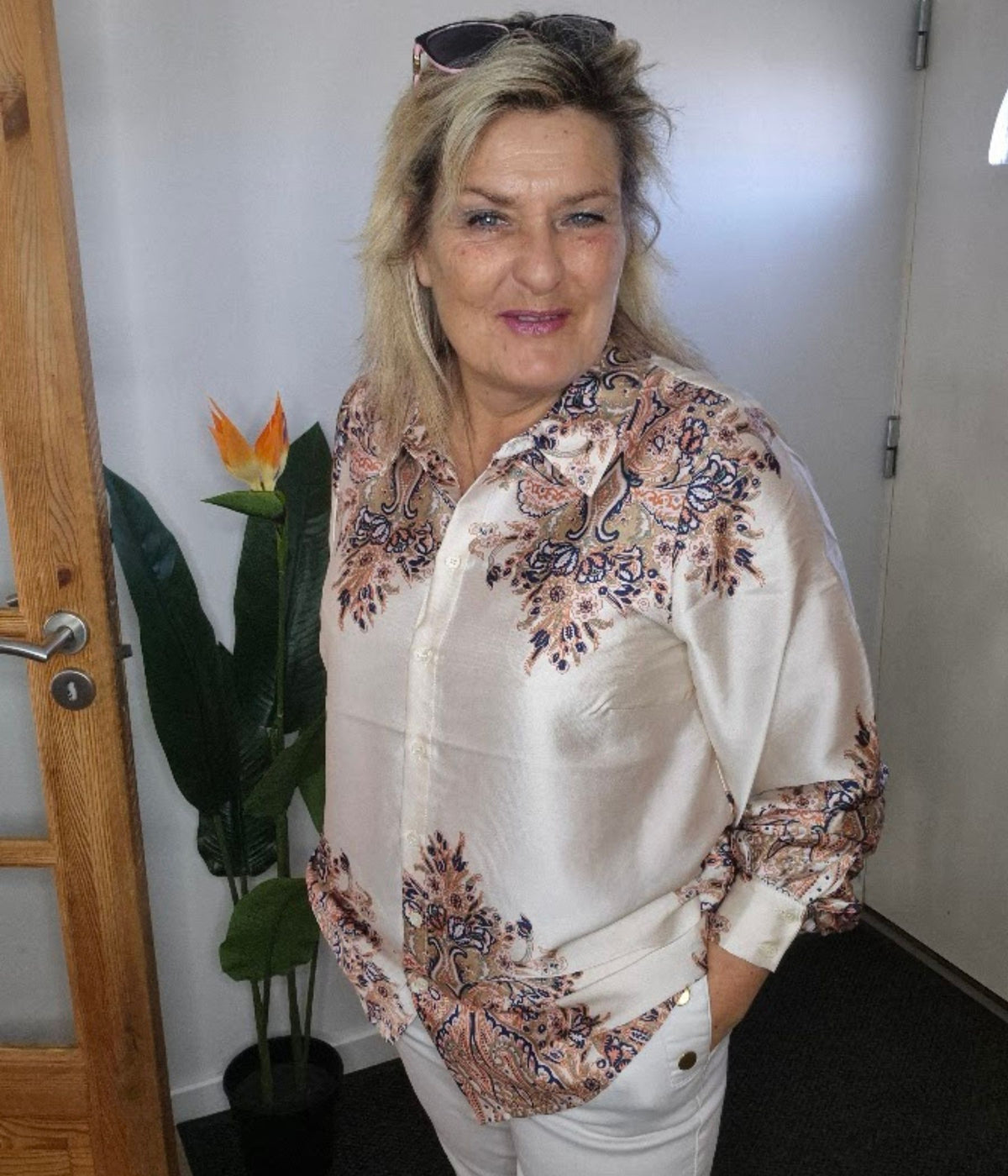 Soulmate skjorte i cremefarvet