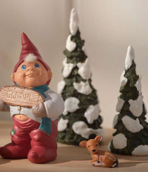 KLARBORG JULETRÆ MED SNE 12 CM. - 2025