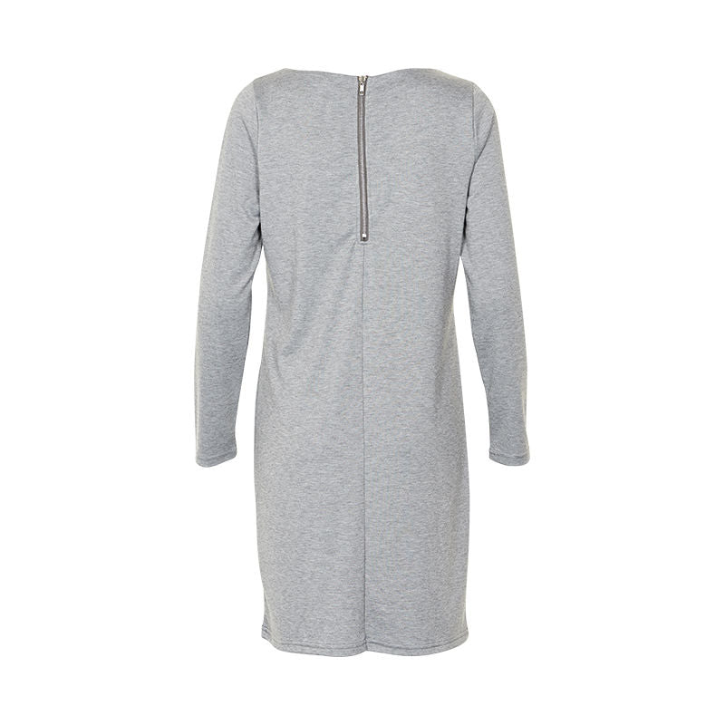 KAFFE THERESA KJOLE I GRÅ