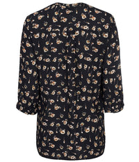 ONE-TWO MAGGIA SKJORTEBLUSE I SORT