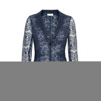 CREAM TRINNY LACE BLAZER