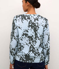 COFFEE DITTE BLOUSE GRAY BLUE