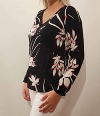 KAFFE SEVIN BLOUSE IN BLACK
