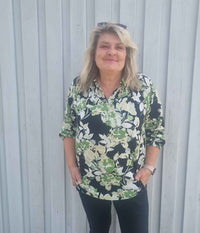 PREPAIE AURA BLOUSE IN BLACK