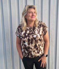 FRANSA ANIMAL PRINT T-SHIRT 