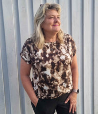 FRANSA ANIMAL PRINT T-SHIRT 