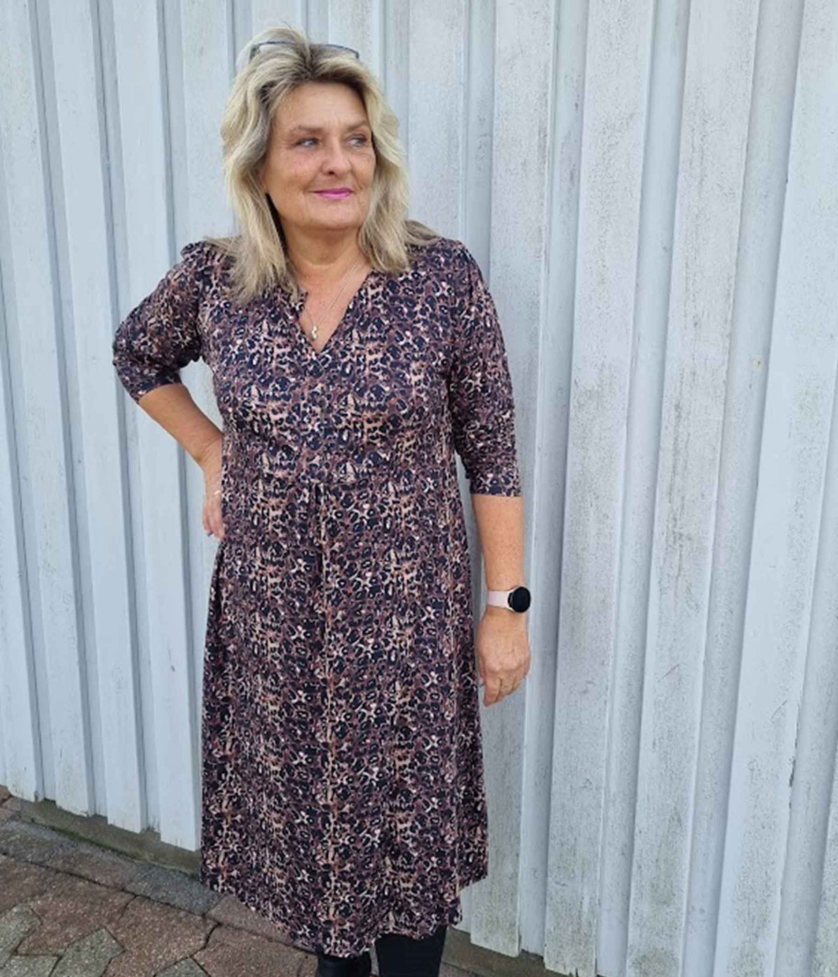 ONE-TWO lUXZUZ SALOME DRESS IN BRANDY