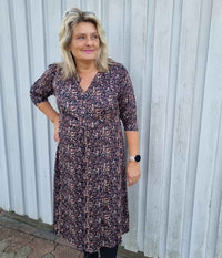 ONE-TWO lUXZUZ SALOME DRESS IN BRANDY