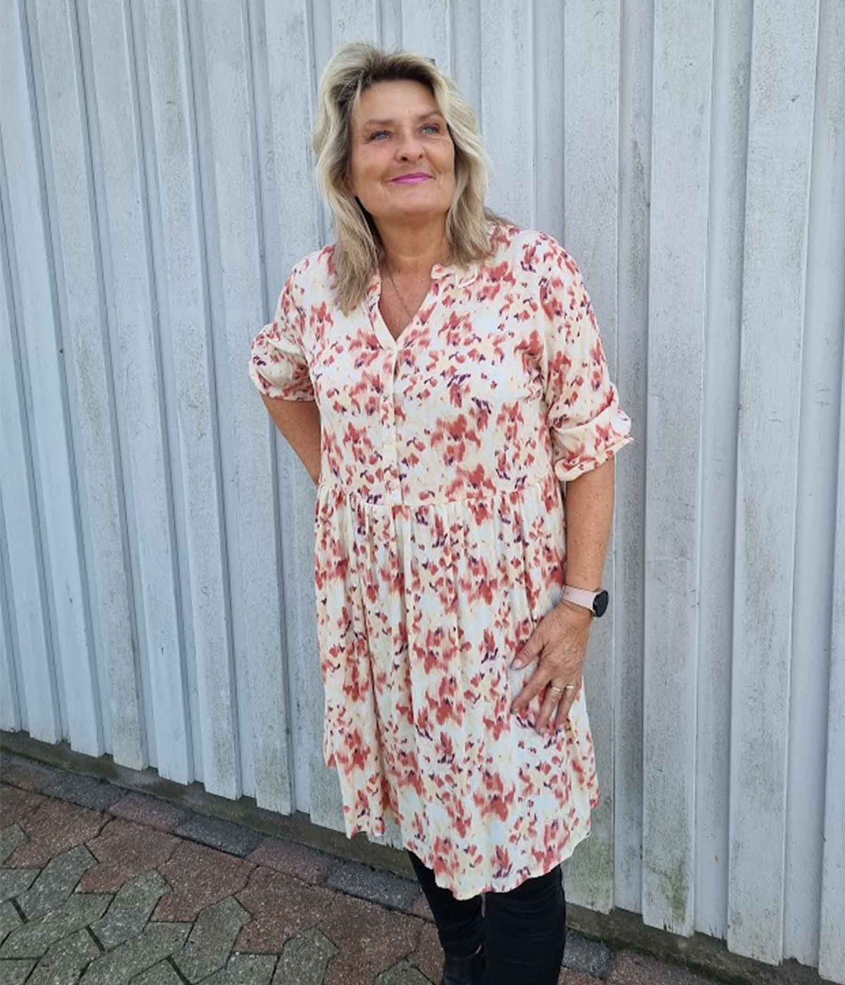B.YOUNG JOELLA DRESS IN SUNBURN
