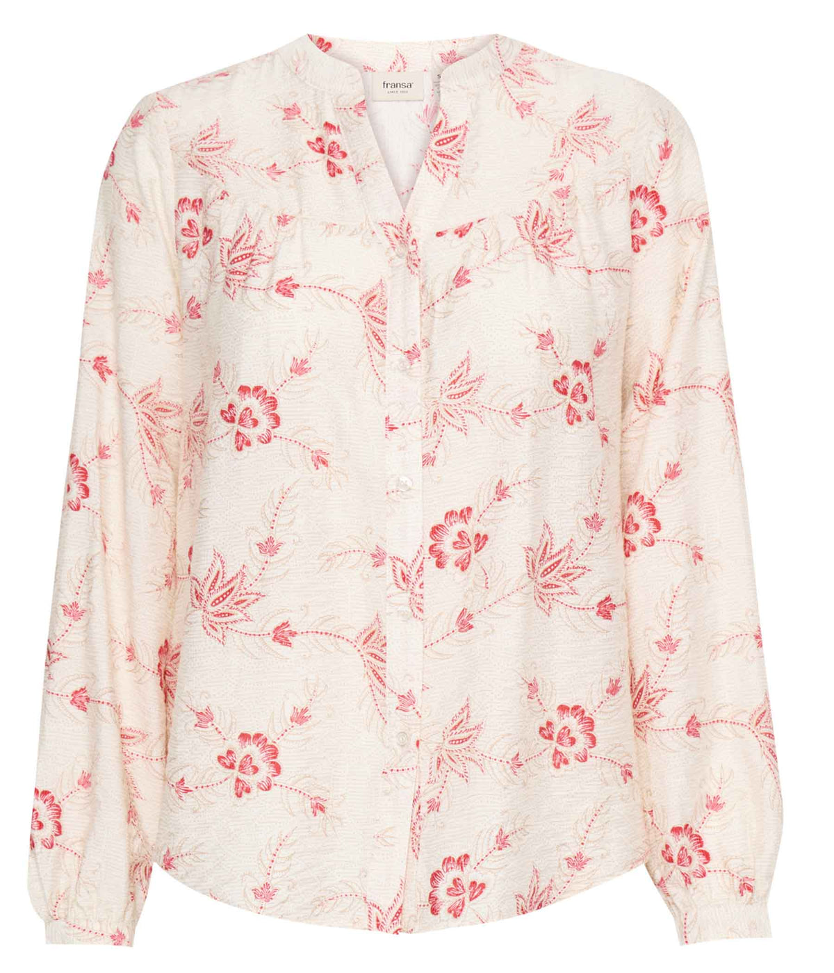 FRANSA LELA SHIRT IN CREAM