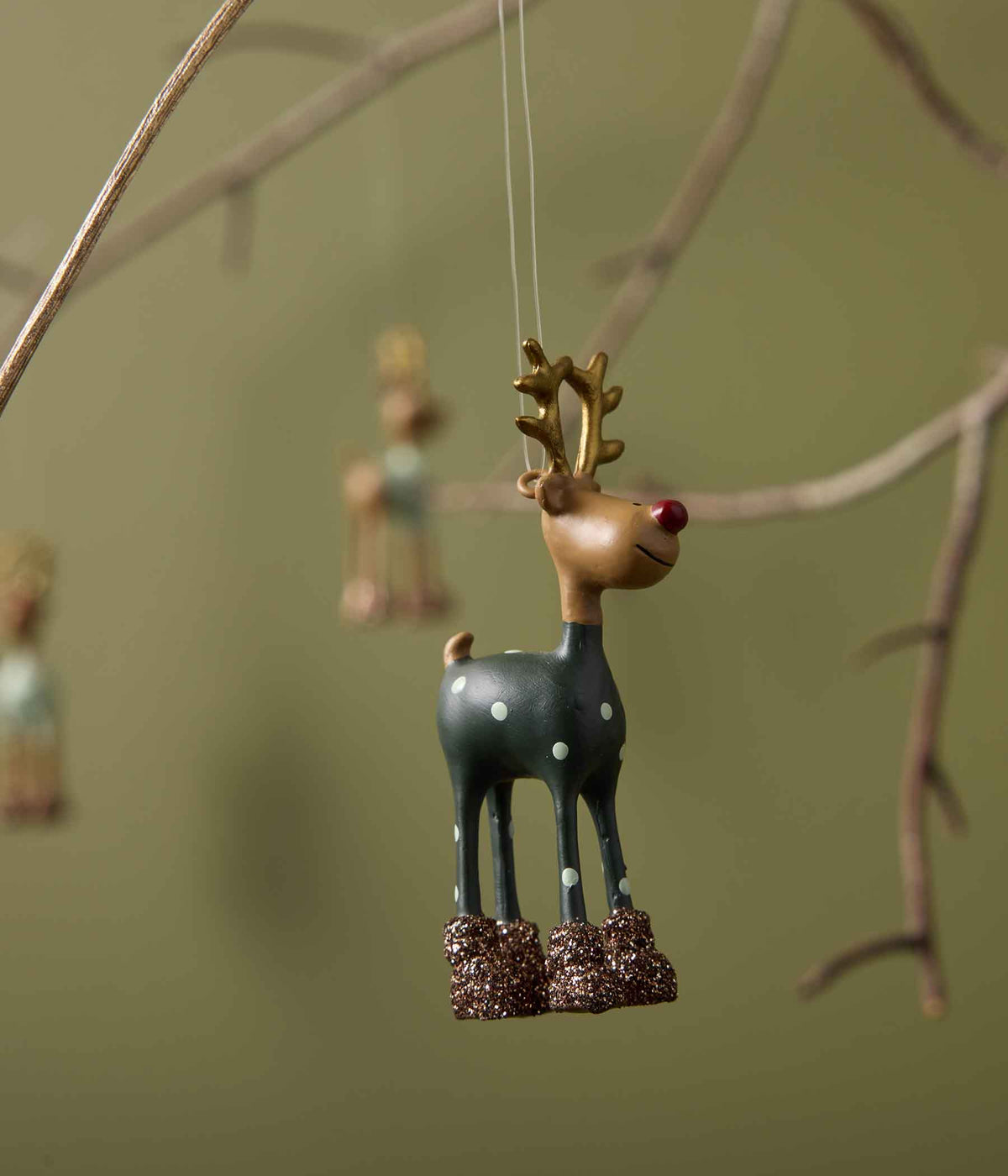 MEDUSA MINI RUDOLF HANGING PENDANT IN DARK GREEN