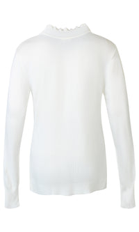 ZE-ZE NORMA HIGH NECK KNIT IN CREAM