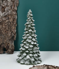 GRANDAM JULETRÆ MED SNE  - 25 CM