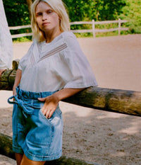B.YOUNG KATO SHORTS IN LIGHT DENIM