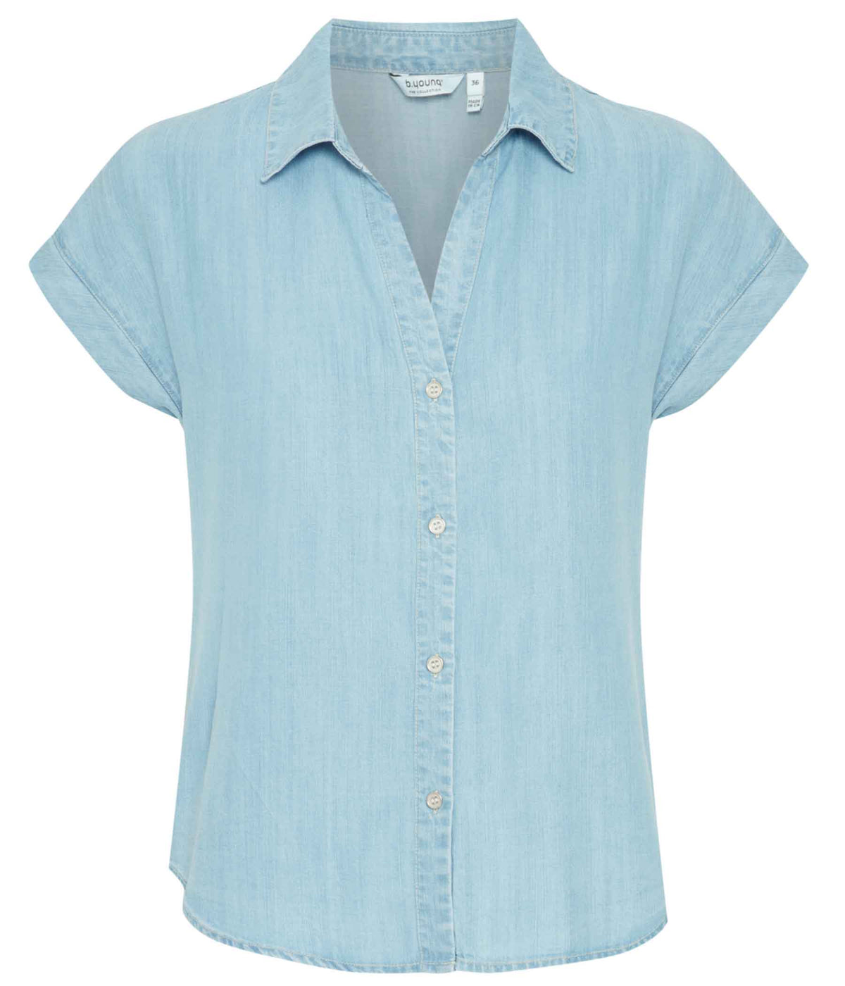 B.YOUNG LANA SHIRT IN LIGHT DENIM BLUE