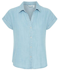 B.YOUNG LANA SHIRT IN LIGHT DENIM BLUE