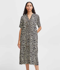 B.YOUNG JOELLA DRESS IN LEOPARD PRINT