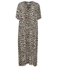 B.YOUNG JOELLA DRESS IN LEOPARD PRINT
