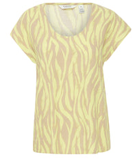 B.YOUNG FALAKKA BLOUSE IN LIME AND SAND