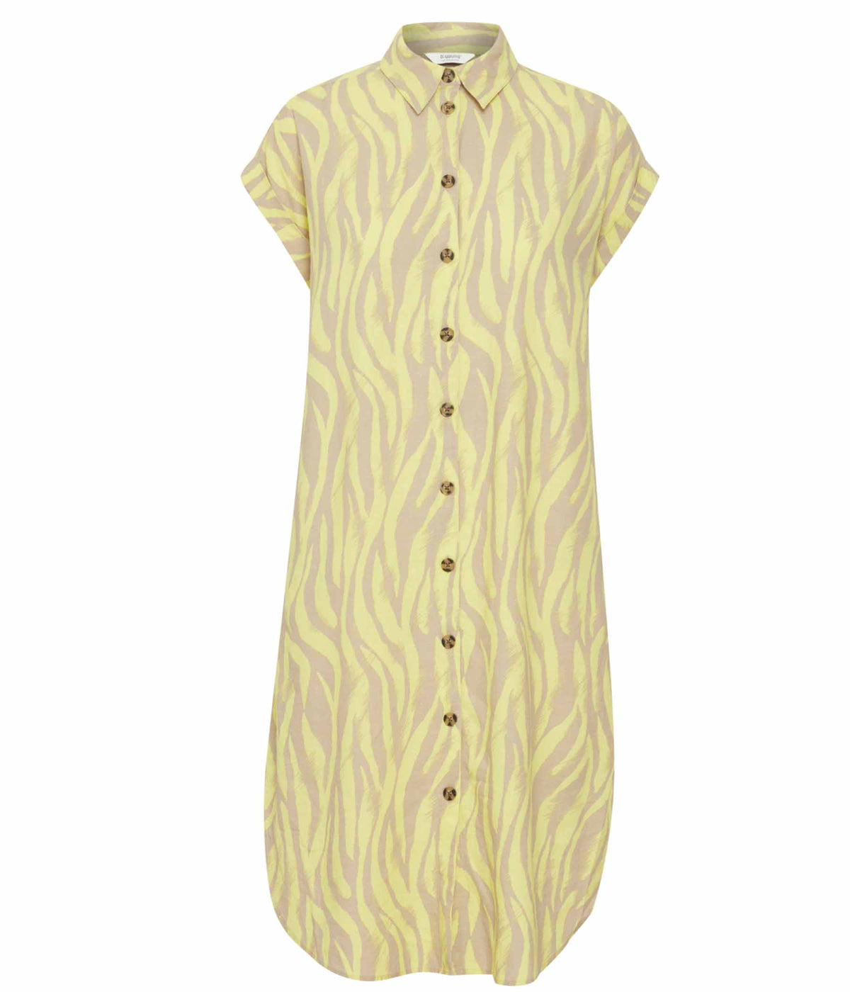 B.YOUNG FALAKKA DRESS IN LIME AND SAND