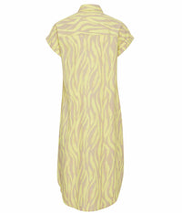 B.YOUNG FALAKKA DRESS IN LIME AND SAND