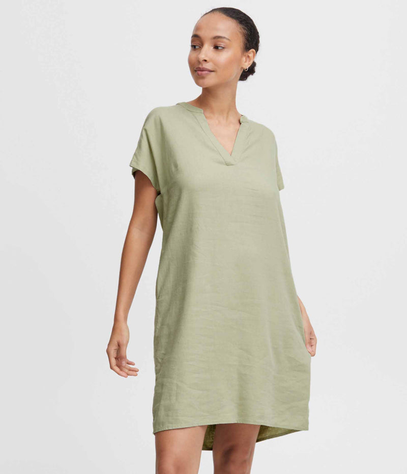 B.YOUNG FALAKKA DRESS IN KHAKI