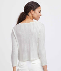 B.YOUNG MANJA BOLERO IN LIME WHITE