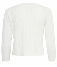 B.YOUNG MANJA BOLERO IN LIME WHITE