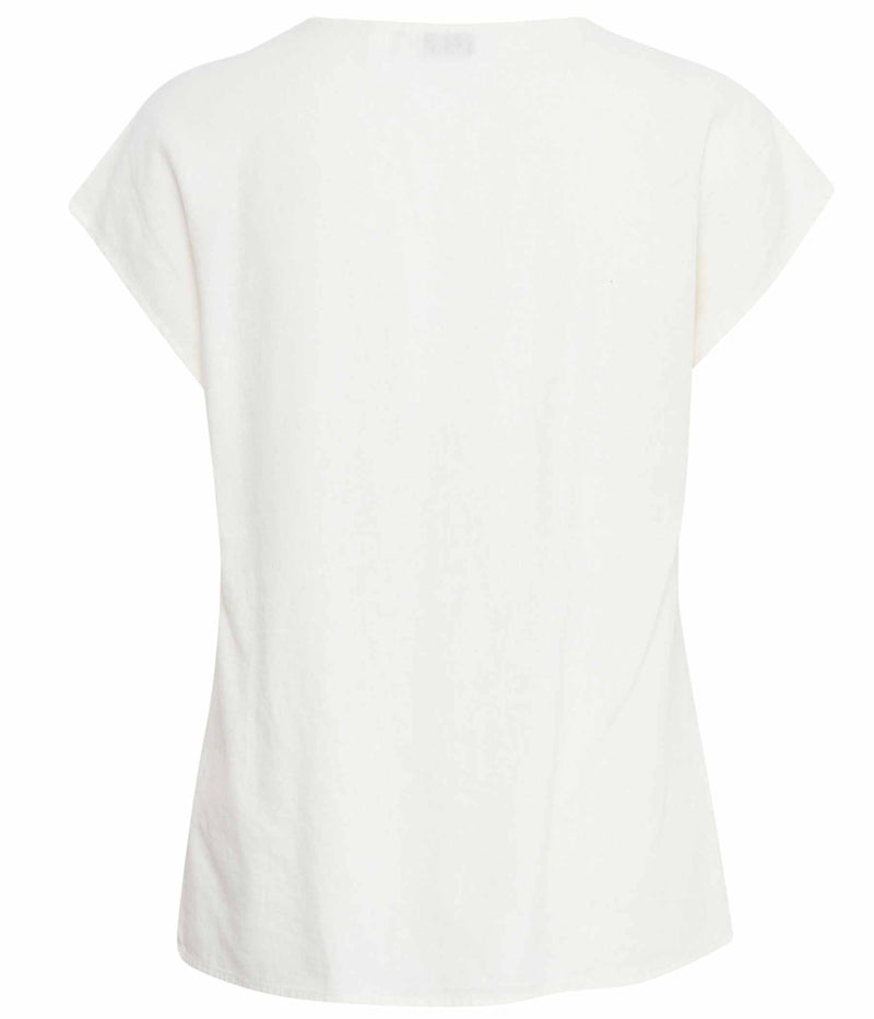 B.YOUNG FALAKKA BLOUSE IN LIME WHITE