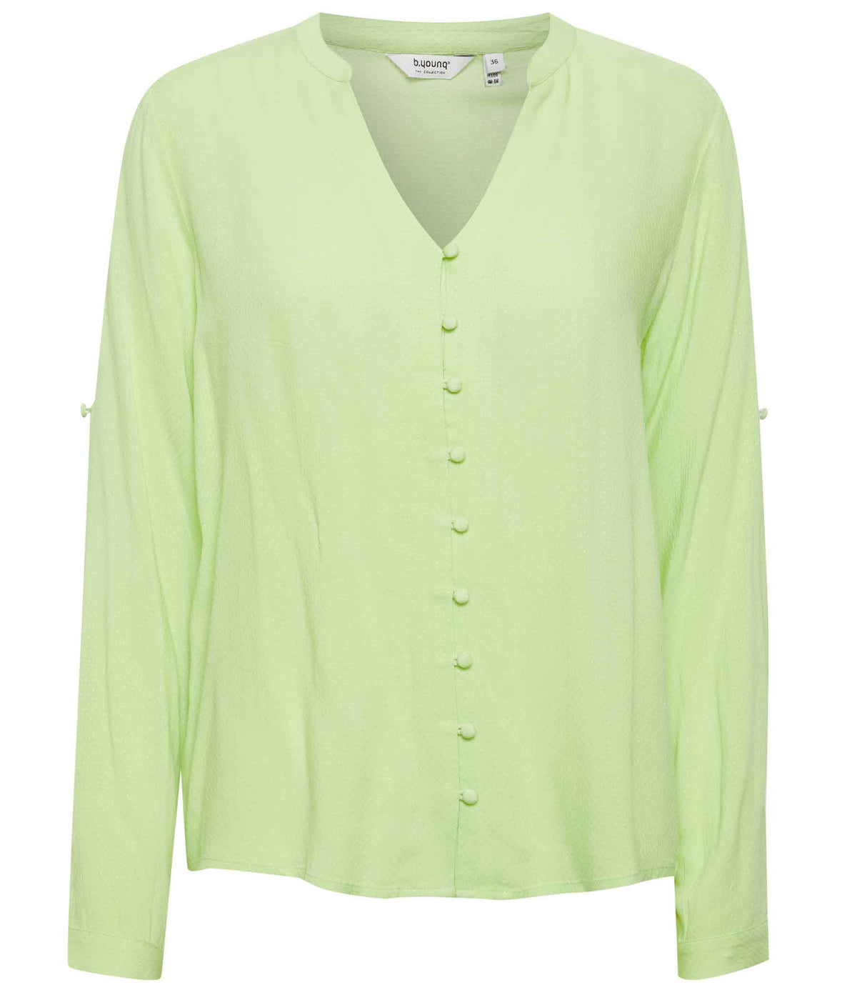 B.YOUNG SHIRT IN LIME GREEN