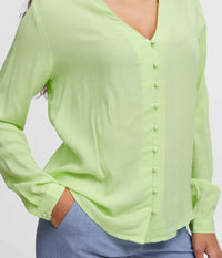 B.YOUNG SHIRT IN LIME GREEN