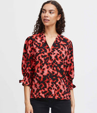 B.YOUNG BLOUSE IN BERRY MIX