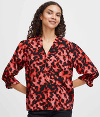 B.YOUNG BLOUSE IN BERRY MIX