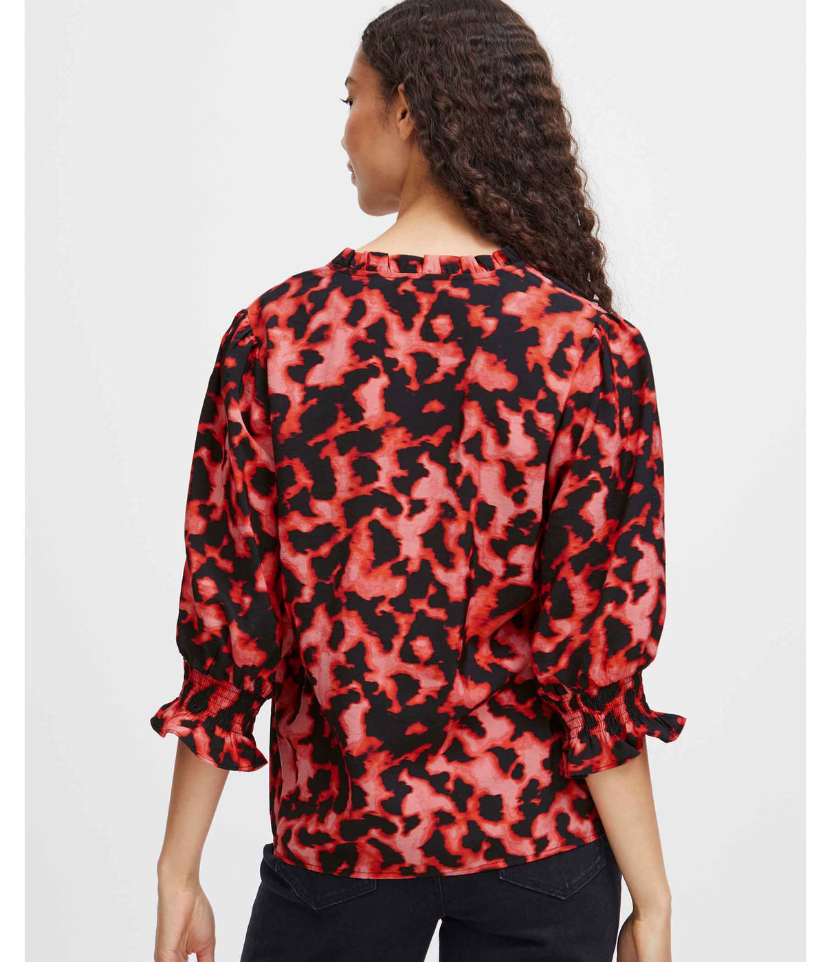 B.YOUNG BLOUSE IN BERRY MIX