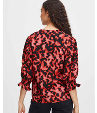 B.YOUNG BLOUSE IN BERRY MIX