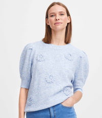 B.YOUNG MARLOTTE KNITTING IN LIGHT BLUE