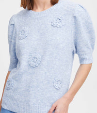 B.YOUNG MARLOTTE KNITTING IN LIGHT BLUE