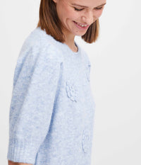 B.YOUNG MARLOTTE KNITTING IN LIGHT BLUE