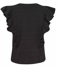 B.YOUNG PIERI T-SHIRT IN BLACK 