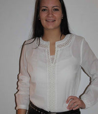 ZE-ZE BLOUSE IN WHITE