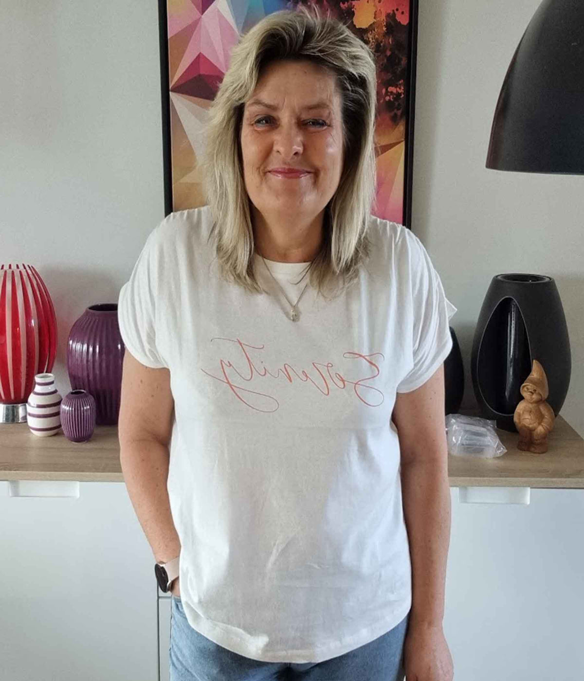 FRANSA MATI T-SHIRT IN WHITE