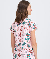 FRANSA SEEN JULE T-SHIRT I ICY PINK