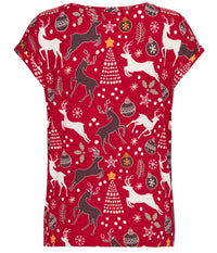 FRANSA SEEN T-SHIRT I RØD