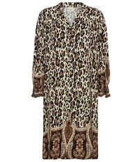 FRANCE XILLIE DRESS IN LEOPARD PRINT