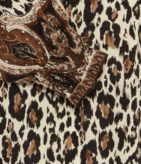 FRANCE XILLIE DRESS IN LEOPARD PRINT